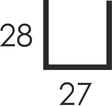 Профиль потолочный ППН 28*27 (3 000, 0,65, оцинкованный) в Хабаровске