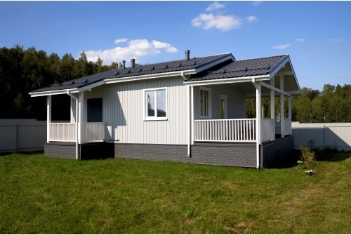 Сайдинг вертикальный GRAND LINE Standart серый 3000*193мм 0,48м² в Хабаровске