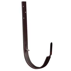 Карнизный крючок длинный 350 мм металл GrandLine (RAL 8017 шоколад) 125 мм