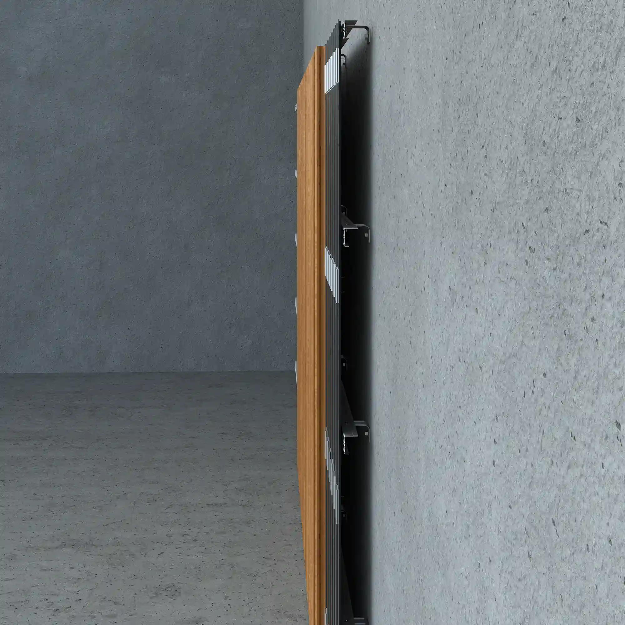 монтаж профиля декоративного