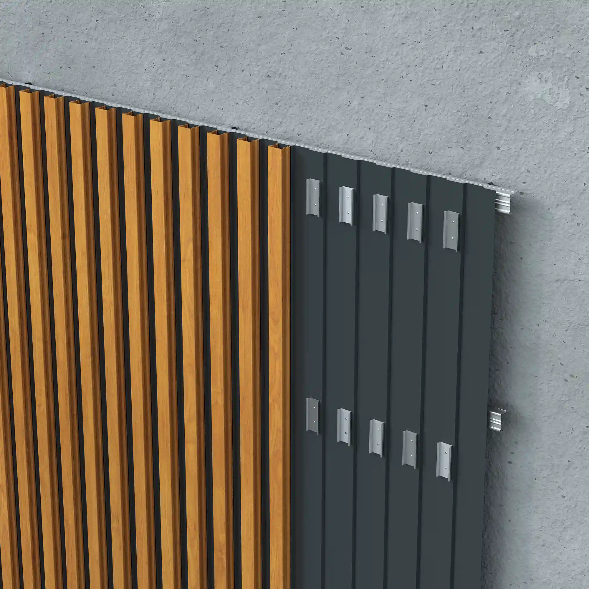 монтаж профиля декоративного